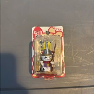 Samurai Cat Action Figure - Multicolor
